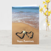 Kukuiのナットのレイ幸せな記念日カード カード (黄色い花)