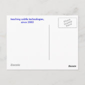 Kulshan大学用はがき ポストカード (裏面)