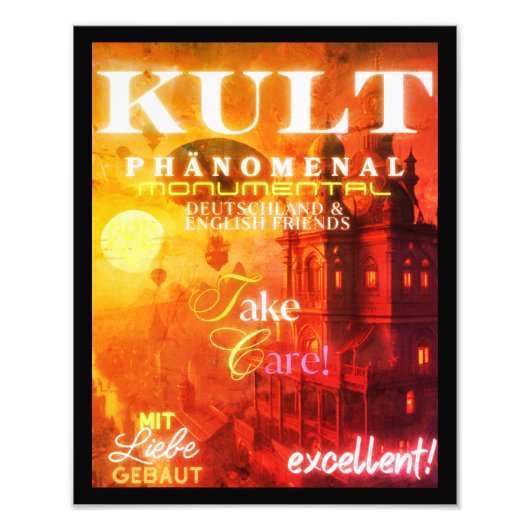 KULT PHÄNOMENAL MONUMENTAL フォトプリント            (正面)