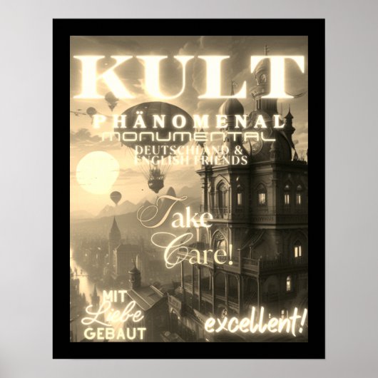 KULT PHÄNOMENAL MONUMENTAL POSTER ポスター (正面)