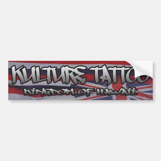 Kulture Tatto バンパーステッカー (正面)