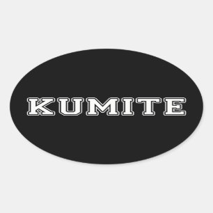 Kumite 楕円形シール