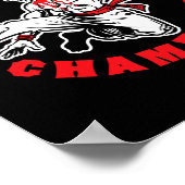 Kumite Champion Blood Sports Karate Kung Fu Kick  ポスター (角)