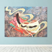 Kumoi-ji: Celestial Journey of the Heian Princess キャンバスプリント (インサイチュ (ウッドフロア))