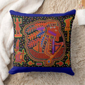 Kuna Indian Paddling Canoe  クッション (ブランケット)