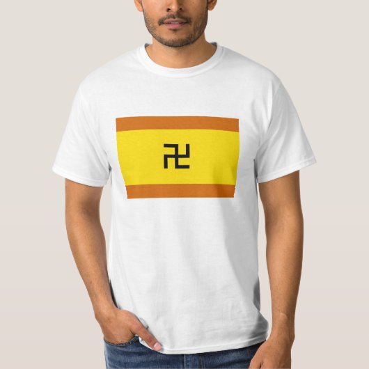 Kuna Yalaの民族の旗パナマ Tシャツ (正面)