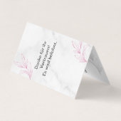 Kundekarte, Treuepass, Bonuskarten für Schönheit 名刺 (裏面)