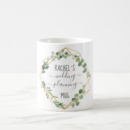 Kundenspezifisch Wedding-Planning-Mug コーヒーマグカップ (中央)