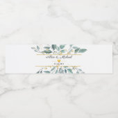 Kundenspezifische  Greenery Wasserflaschenetikett ペットボトルラベル (シングルラベル)