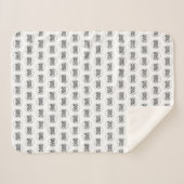 Kundenspezifische Logo-Geschäfte シェルパブランケット (正面(横))