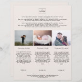 Kundenspezifischer Fotoプレリスニングフライヤー (正面/裏面)