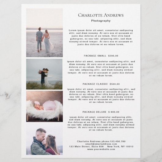 Kundenspezifischer Fotoプレリスニングフライヤー (正面)