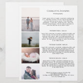 Kundenspezifischer Fotoプレリスニングフライヤー (正面/裏面)