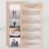 Kundenspezifischer Fotoプレリスニングフライヤー (正面/裏面)