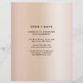 Kundenspezifischer Fotoプレリスニングフライヤー (裏面)