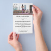 Kundenspezifischer Foto Flyer チラシ (ハンドル)
