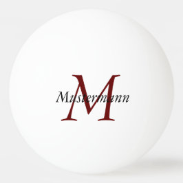 Kundenspezifischer Ping Pong mit Monogramm 卓球ボール
