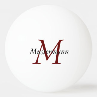 Kundenspezifischer Ping Pong mit Monogramm 卓球ボール
