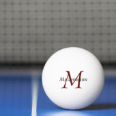 Kundenspezifischer Ping Pong mit Monogramm 卓球ボール (ネット)
