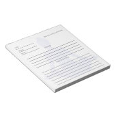 Kundenspezifischer Yoga Energie Wellness ノートパッド (アングル)