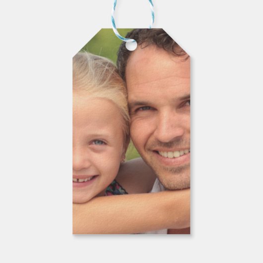 Kundenspezifisches Foto ギフトタグ (裏面)