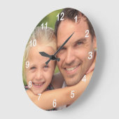 Kundenspezifisches Foto ラージ壁時計 (傾斜)