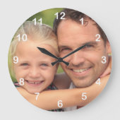 Kundenspezifisches Foto ラージ壁時計 (正面)