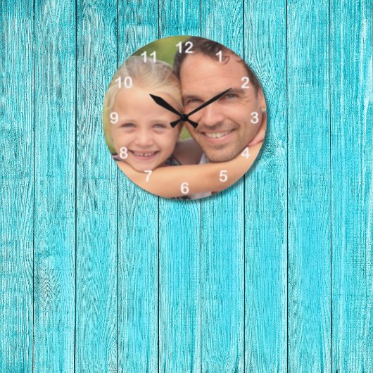 Kundenspezifisches Foto ラージ壁時計