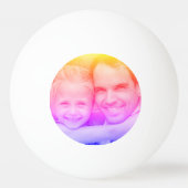 Kundenspezifisches Foto mit buntem  Filter 卓球ボール (正面)