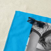 Kundenspezifisches Foto mit SW Filter ビーチタオル (インサイチュ)