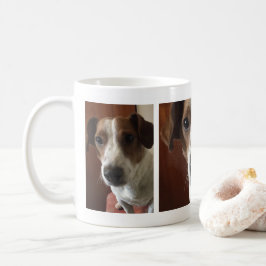 Kundenspezifisches personalisiertes Hunde Foto コーヒーマグカップ