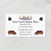 KuneKune Pig名刺 名刺 (正面)