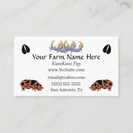 KuneKune Pig名刺 名刺