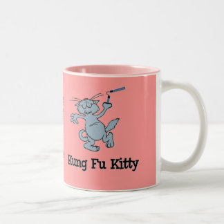Kung Fuの子猫 ツートーンマグカップ