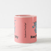 Kung Fuの子猫 ツートーンマグカップ (中央)