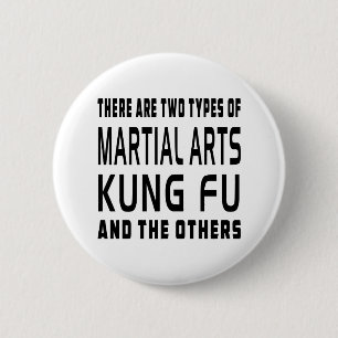 Kung Fuの武道のデザイン 缶バッジ
