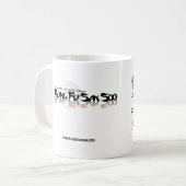 Kung FuサンSooのコーヒー・マグ コーヒーマグカップ (正面左)