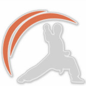 Kung Fu Wushu Martial Arts シール (正面)