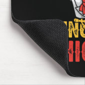 Kung Pow Chicken Funny Karate Chicken Ninja A Warr マウスパッド (コーナー)