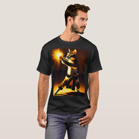 Kung Purr Fu Cat Tシャツ (正面フル)