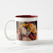 Kunisadaのマグの後の雪、 ツートーンマグカップ (左)