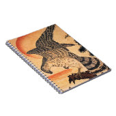 Kuniyoshiのタカのノート ノートブック (右側)