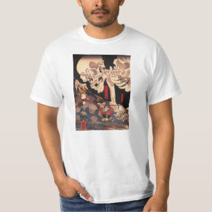Kuniyoshiの骨組Tシャツ Tシャツ