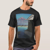 Kuniyoshi、小倉百人一首対比 Tシャツ (正面)