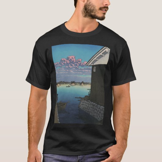 Kuniyoshi、小倉百人一首対比 Tシャツ (正面)
