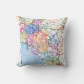 Kunming China City Map クッション (正面)