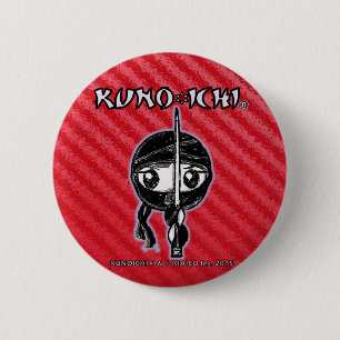 KUNOICHI* "赤いボタン" 缶バッジ