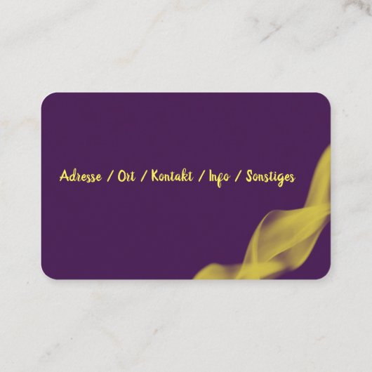 Kunst und Malerei 名刺 (裏面)