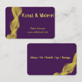 Kunst und Malerei 名刺 (正面/裏面)
