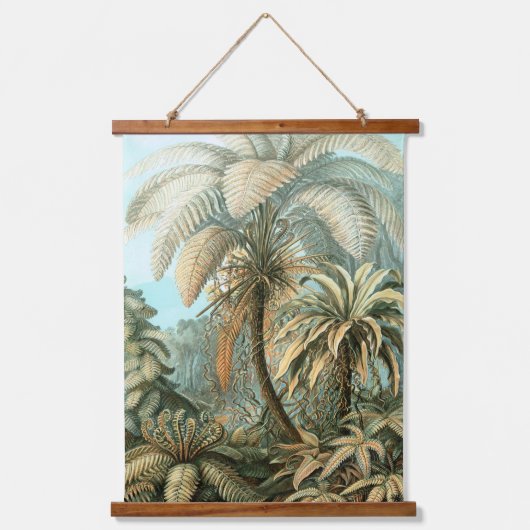 Kunstformen der Natur, Filicinae - Ernst Haeckel 吊り下げ型タペストリー (正面)